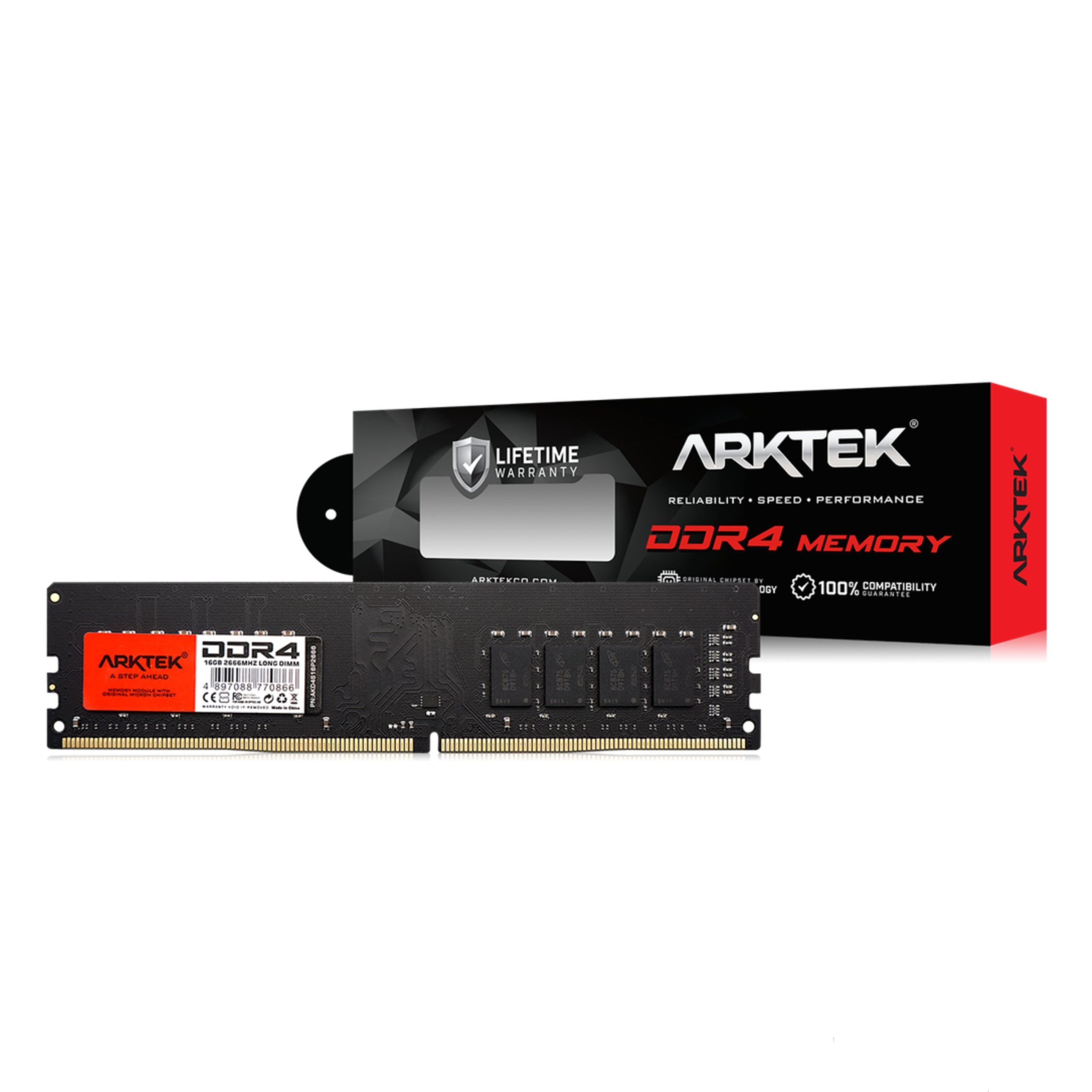 Arktek 8GB DDR4 3200Mhz DIMM Desktop Memory – Justek